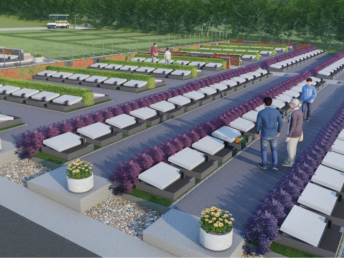 台中墓園推薦_福龍紀念園墓園土葬-虹區