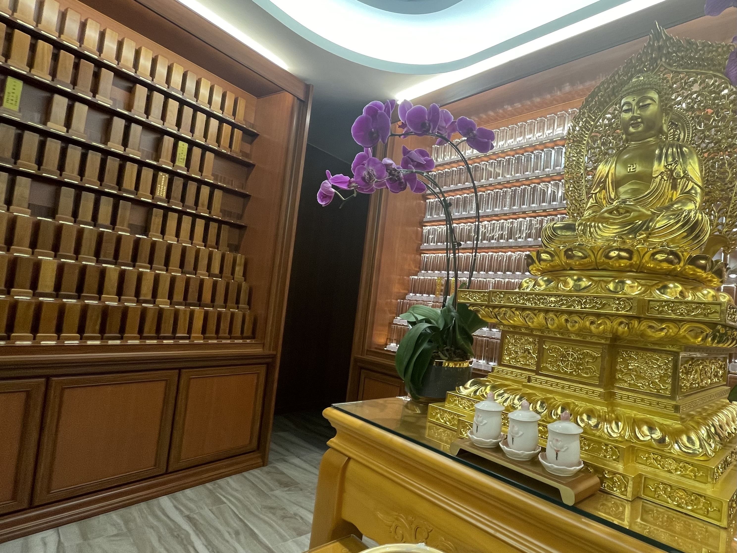 祖先牌位安置在福龍紀念園